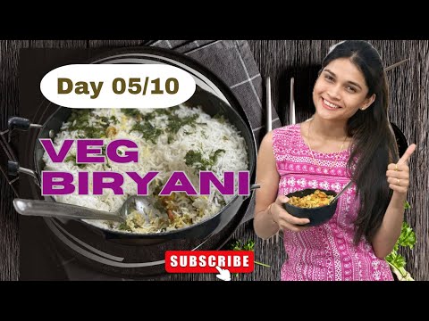 Day 05/10 || Veg Biryani special || #vaishu1214 #10dayschallenge