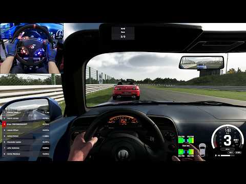 Assetto Corsa EVO - Honda S2000 race | Steering wheel gameplay