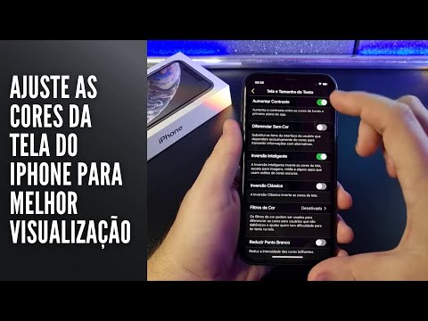 Ajuste as cores da tela do iPhone para melhor visualização