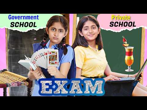 School Exams | PRIVATE VS SARKARI School | MyMissAnand