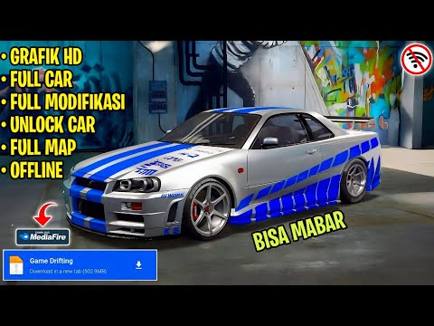 Game Drifting Grafik HD Full Modifikasi di Android Offline Terbaru 2025 | Bisa Mabar!