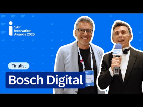 Bosch’s AI-powered Solutions Elevates Them as a Finalist at the SAP Innovation Awards 2025