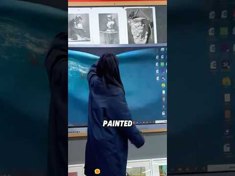 Drawing student spoofs teacher #viralvideo