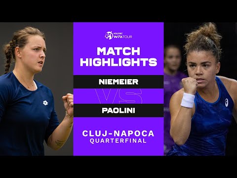 Jule Niemeier vs. Jasmine Paolini | 2022 Cluj-Napoca Quarterfinal | WTA Match Highlights