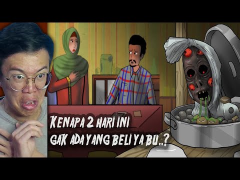 MALAM JUMAT REACTION HOROR MISTERI Persaingan Pedagang Bakso Yang Membawa Pocong!!!