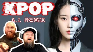 Reacting to A.I. Kpop remixes