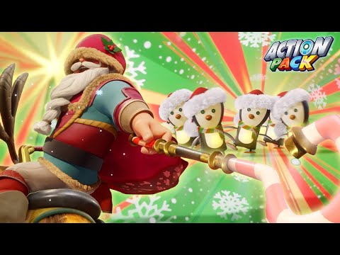 The Action Pack Saves Christmas | NEW! | Action Pack | Adventure Cartoon for Kids