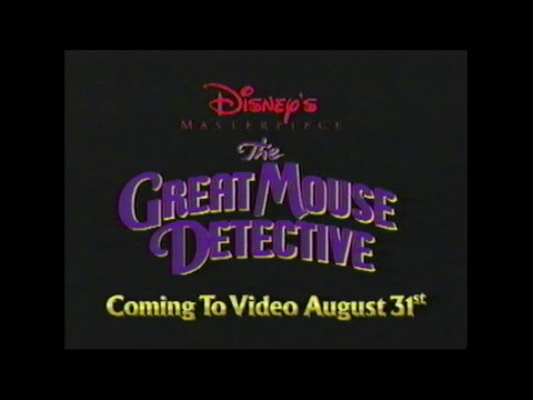The Great Mouse Detective - 1999 VHS Trailer #1