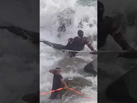 Risk, without life jacket