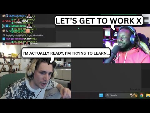 T-Pain Joins Call to Teach xQc How to Make Beats on Stream