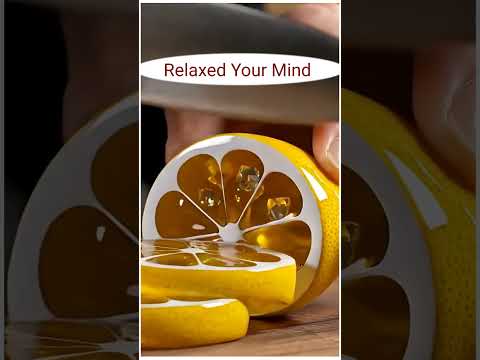 Lemon ASMR Setyfing Video 4k Ultrasound #relaxing #crestal #satisfying #asmr #asmrsounds