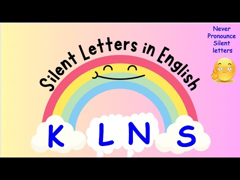 Silent Letters in English from A-Z (PART - 4) | List of Words with Silent Letters | Pronunciation