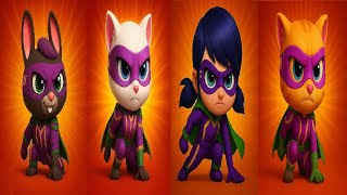 Talking Tom Hero Dash 2025 New Character SUPER BECCA VS GINGER  ANGELA New Outfit Miraculous Ladybug