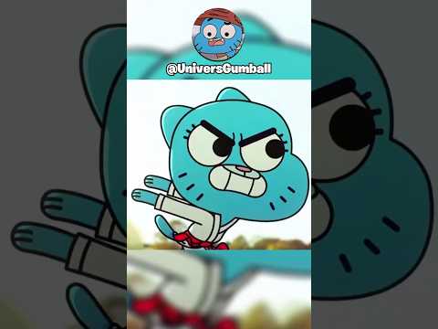 Nicole est trop rapide 🔥😂 #gumball #dessinanimé #shorts