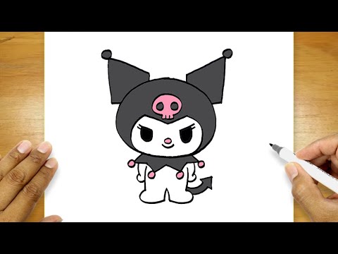 How To Draw Kuromi Simple | Kuromi Drawing Easy