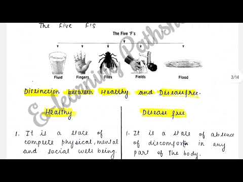 Why do we fall ill? || HANDWRITTEN NOTES || Ch-13 Science|| Class-9th CBSE