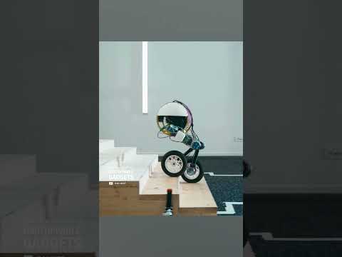 This robot switches from driving to walking