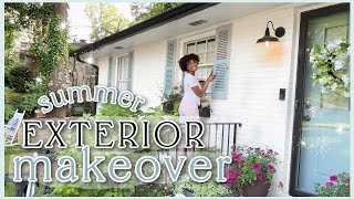 painting my house…again! EXTERIOR MAKEOVER PT.1| New Concrete Driveway, Planting & Outdoor Refresh!