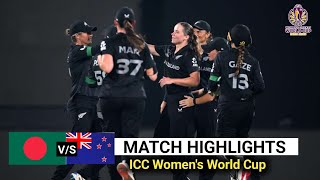New Zealand Women vs Bangladesh Woman 11th Match Highlights 2025 | ICC Women's World Cup Highlights