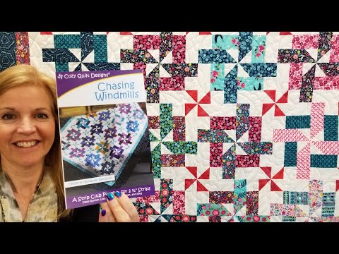 IT'S A ONE BLOCK WONDER QUILT!? "Chasing Windmills"...