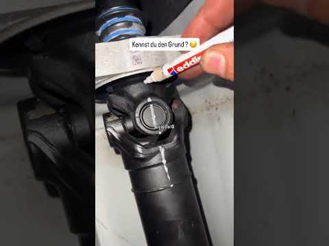 Kardanwelle Markieren vor dem Ausbau, kennst du den Grund? #shorts #short #shortvideo #viral #fypシ ￼