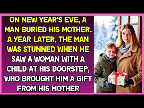 Man was stunned to see woman with child at doorstep, who had brought him gift from his late mother