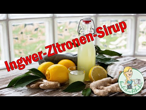 Erkältungssaft - Ingwer-Zitronen-Sirup mit dem Thermomix