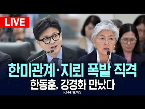🔴현장 PLAY "불의의 사고 아냐" 'DMZ 지뢰' 한미관계 직격.. 외교통일위원회 국정감사 / KNN
