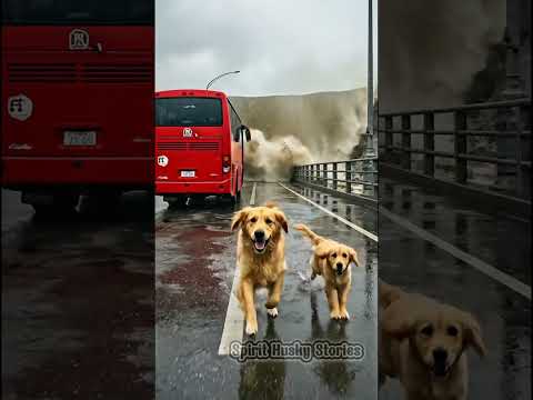 Divine Intervention: Jesus Saves Hero Dog After She Rescues Bus Passengers.