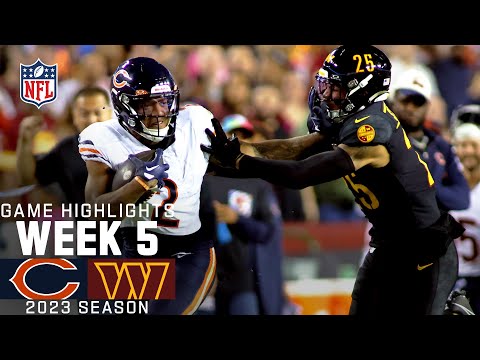 Chicago Bears vs. Washington Commanders | 2023 Week 5 Game Highlights video clip