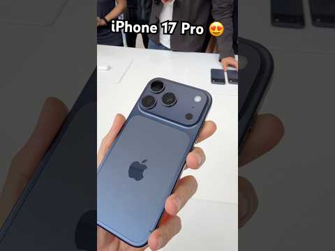 iPhone 17 Pro elimde. En sağlam, en hızlı, en soğuk, en gelişmiş iPhone #appleevent #apple #davet