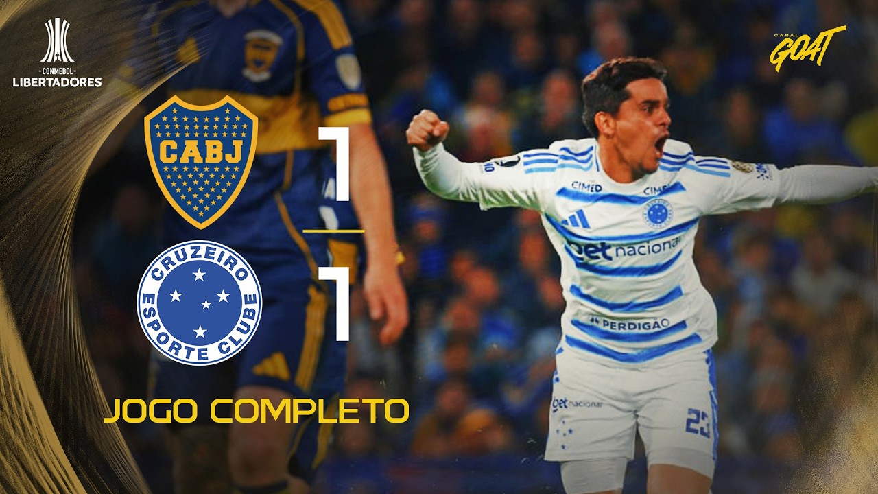 BOCA JUNIORS X CRUZEIRO | JOGO COMPLETO | CONMEBOL LIBERTADORES