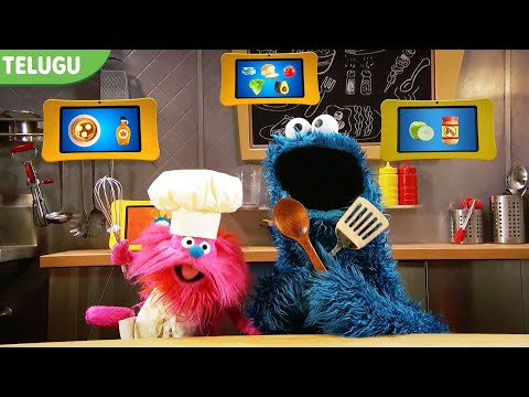 Cookie Monster's Foodie Truck: Yummy Sandwiches & Pancakes!