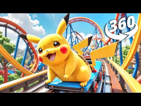 **Experience Pikachu Rollercoaster Thrills in Stunning 360 VR**