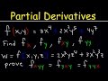Partial Derivatives and Mixed Derivatives