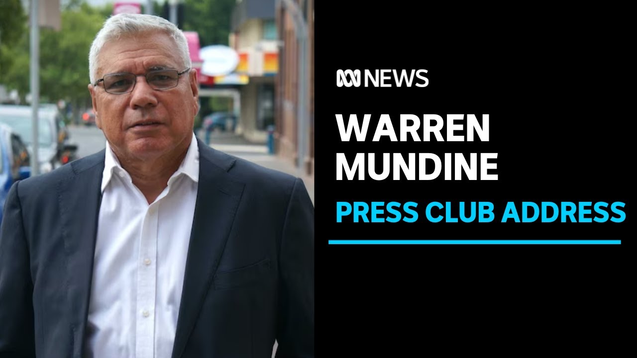 IN FULL: Warren Mundine Addresses the National Press Club ahead of the Voice Referendum 