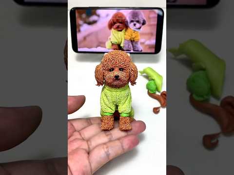 Dad’s Clay Dog Surprise 🐶💫 So Wholesome!#shorts