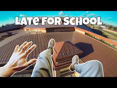 Late for School Parkour POV Part 1