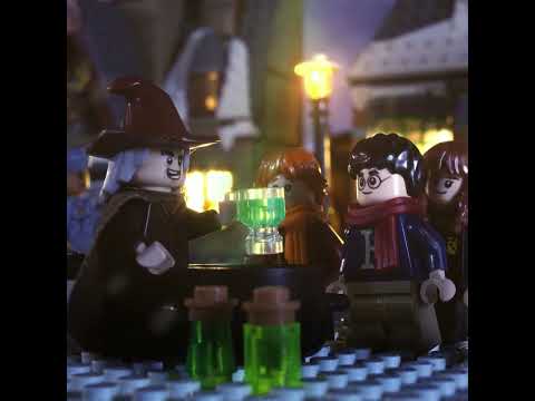 LEGO Flitwick takes a De-aging Potion #harrypotter #lego #legohogwarts #hogsmeade #stopmotion