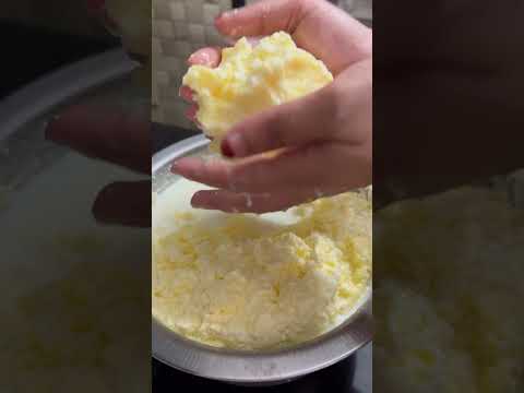 Homemade ghee making recipe. Plz check related video section for full video link. #shorts