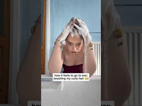 863746382 things to do 🥲🚿 with no energy to do them #curlyhair