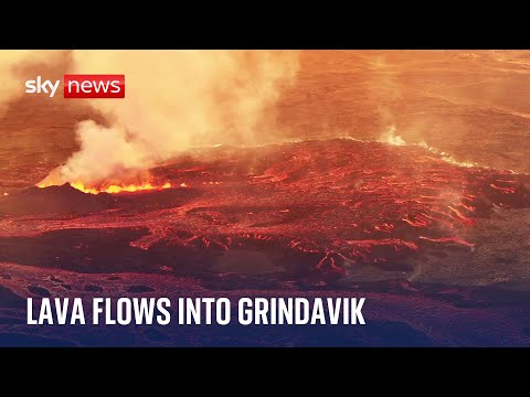 Iceland: Volcanic tears in the ground appear near a fishing town on the island