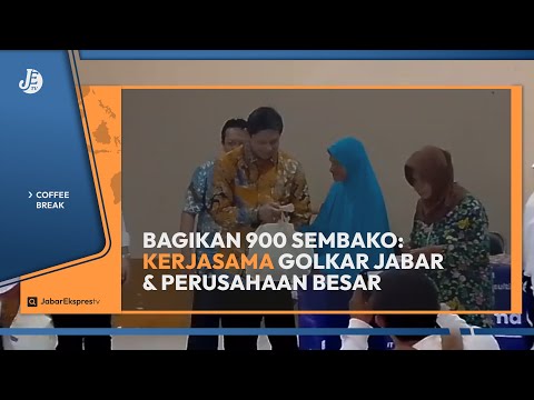 Bagikan 900 Paket Sembako: Kerjasama Golkar Jabar dan Perusahaan Asal Jakarta