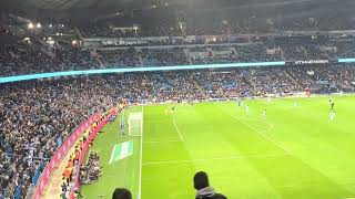 Man City fans sing their new chant “Follow,Follow,Follow…”