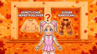 WAS WÜRDEST du EHER im HERBST Turm? 🌸 Roblox