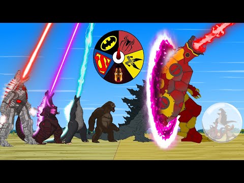 Rescue GODZILLA & KONG From Team Godzilla Monsters: What is an Energy Transformation? -FUNNY CARTOON