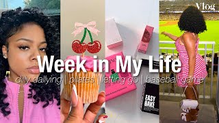 Vlog: Week In My Life 🎀| Dilly Dallying in ATL! Pilates, New Makeup, Shopping, Baseball Game +MORE 🤍