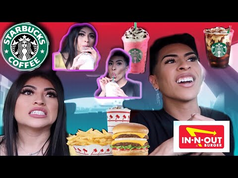 Letting The Person in FRONT of us DECIDE What We Eat For 24 HOURS!