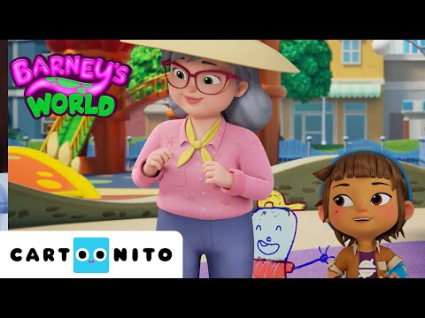 Tekeningen komen tot leven 💜| Barney's wereld | Cartoonito | Cartoons voor kinderen