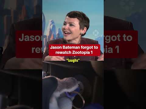 Jason Bateman did not need much prep for Zootopia 2